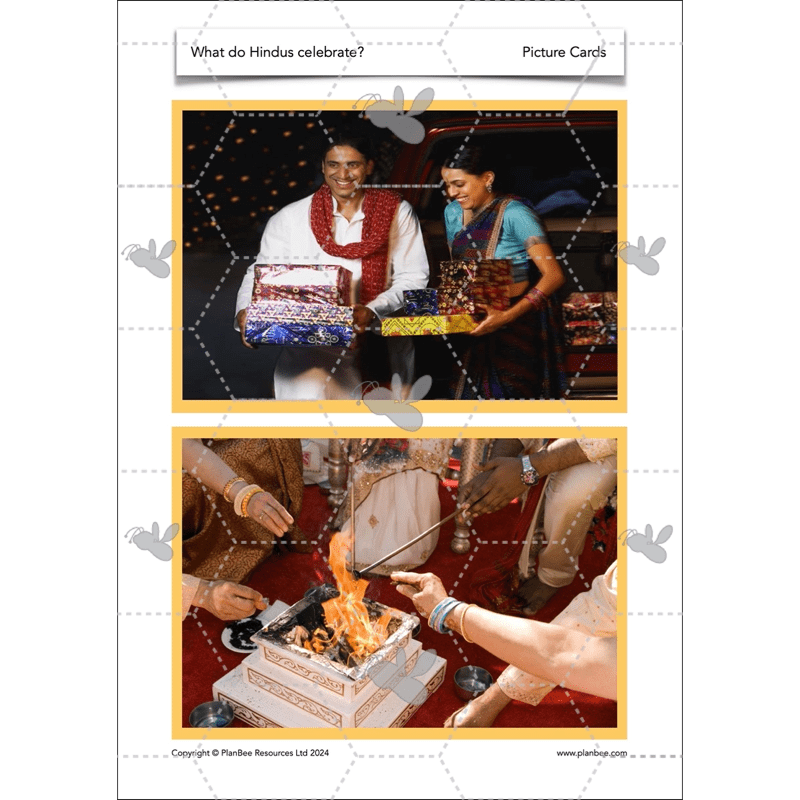 PlanBee What do Hindus Celebrate? Hindu Celebrations KS1 RE