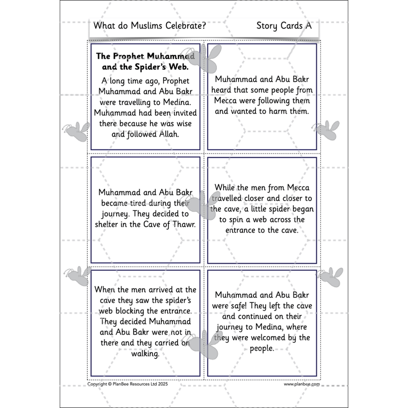 PlanBee What do Muslims celebrate? KS1 Islamic Festival Lessons