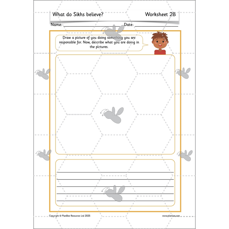 PlanBee What do Sikhs believe? | KS1 RE lesson planning