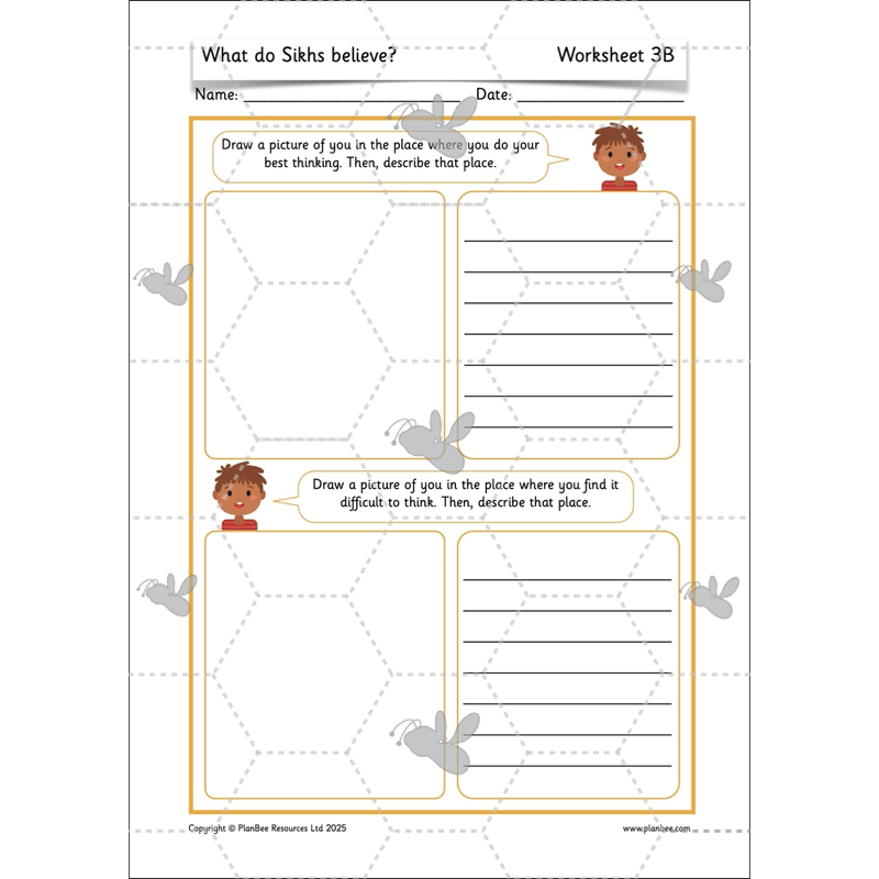 PlanBee What do Sikhs believe? | KS1 RE lesson planning