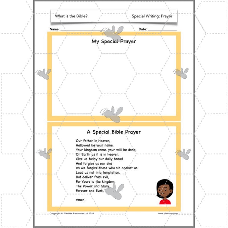 PlanBee What is the Christian Bible? Year 3 KS1 PlanBee RE Lessons