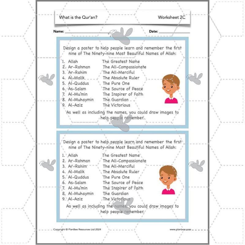 PlanBee Why is the Qur'an important to Muslims? The Quran KS2 RE