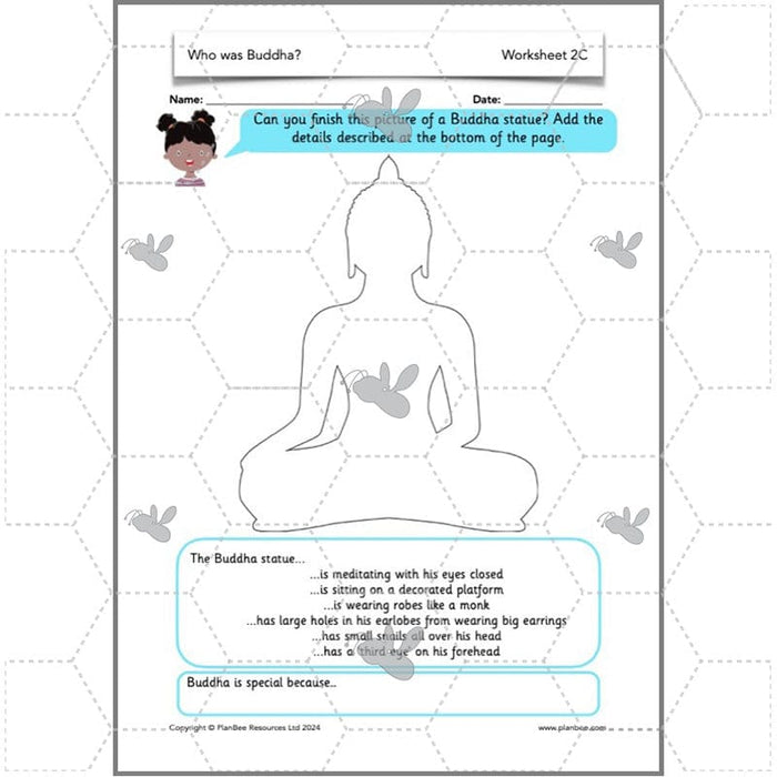 PlanBee Who was Buddha? Buddhism KS1 RE Lessons by PlanBee