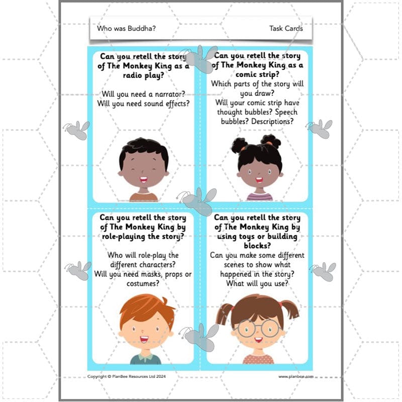 PlanBee Who was Buddha? Buddhism KS1 RE Lessons by PlanBee