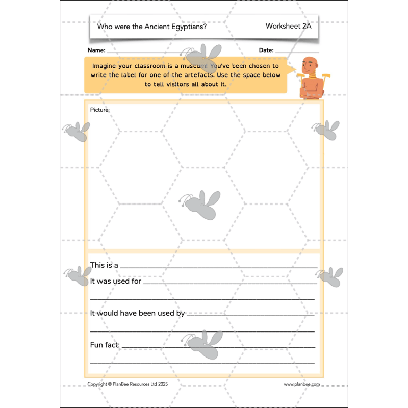 PlanBee Who were the Ancient Egyptians? KS2 History Lesson Pack