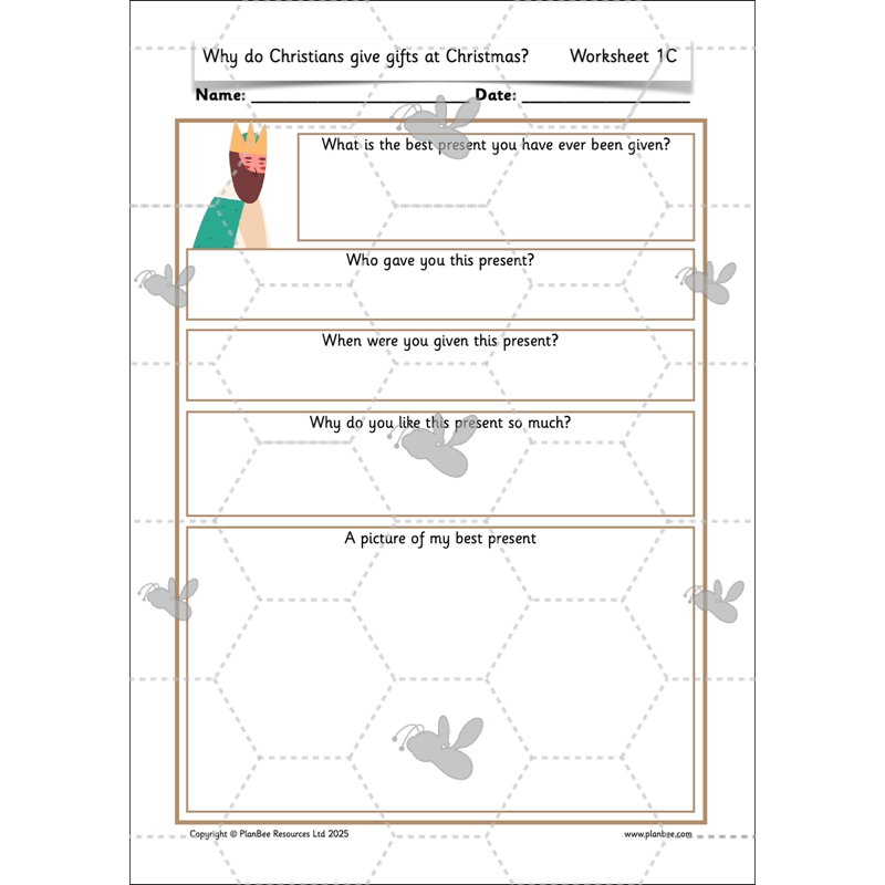 PlanBee Why do Christians give gifts at Christmas? PlanBee KS1 RE