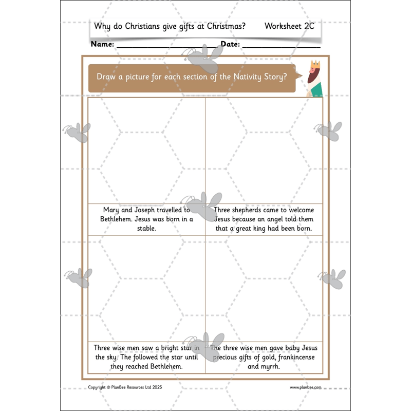 PlanBee Why do Christians give gifts at Christmas? PlanBee KS1 RE