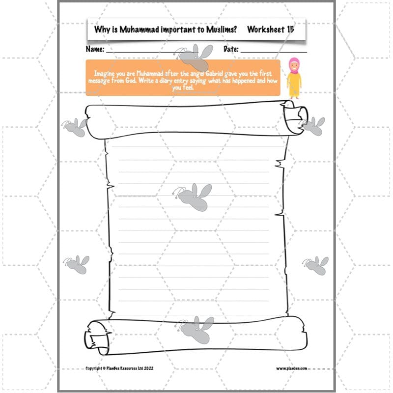 PlanBee Why is Muhammad important to Muslims? Year 5 RE Lessons