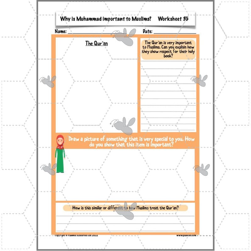 PlanBee Why is Muhammad important to Muslims? Year 5 RE Lessons