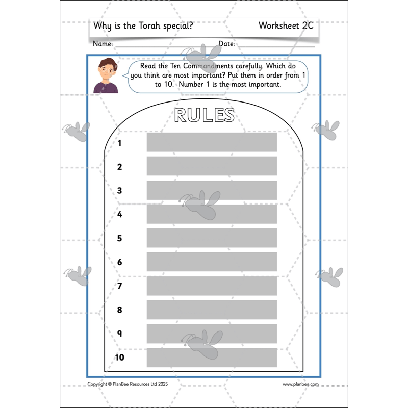 PlanBee Why is the Torah Special? The Torah KS1 RE Lessons