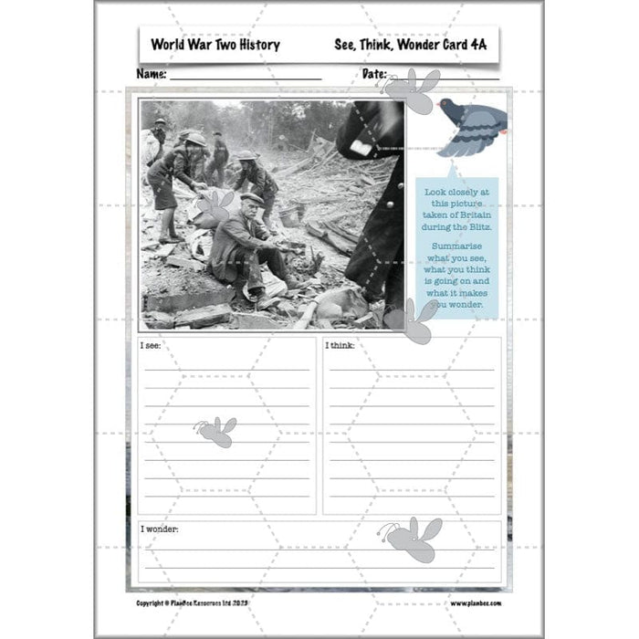 PlanBee World War Two Topic Lessons by PlanBee