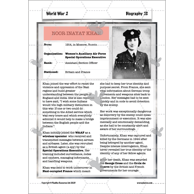 PlanBee Upper KS2 World War 2 History Planning and Resources