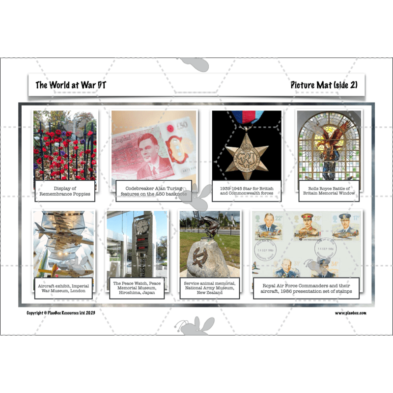 PlanBee World War 2 (UKS2) Topic Enrichment Lesson Pack