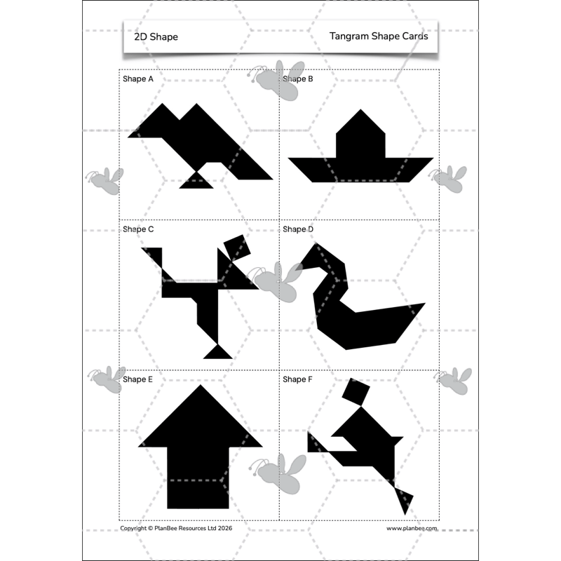 PlanBee 2D Shapes Year 3 Maths Lesson Pack by PlanBee