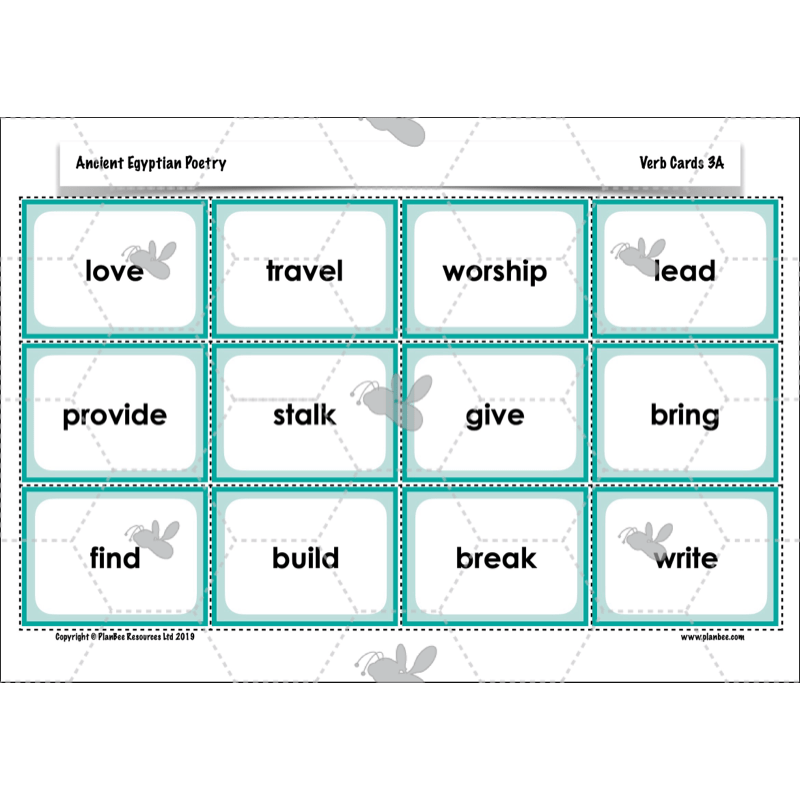 PlanBee Ancient Egyptian Poetry | KS2 English Pack