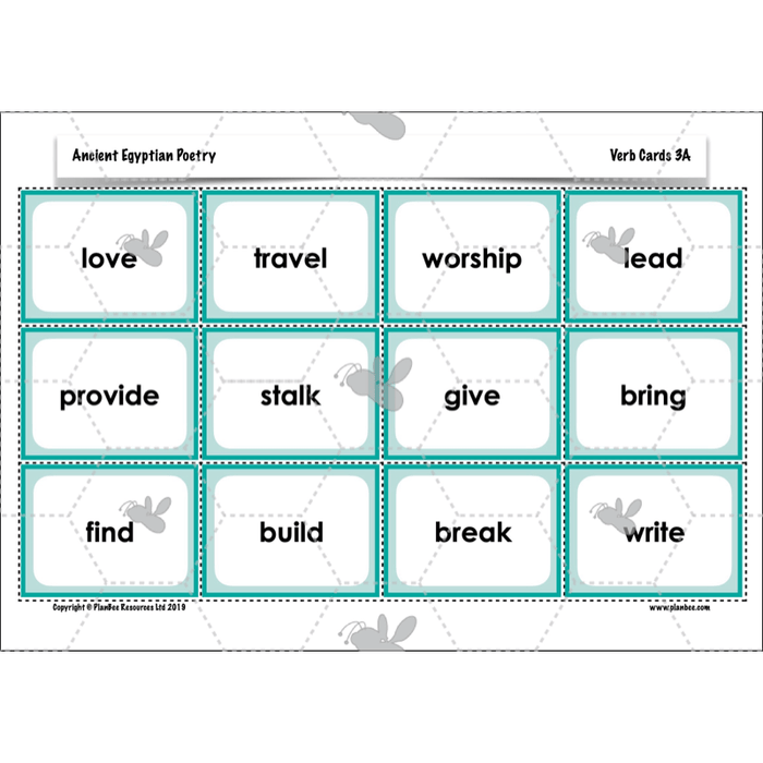 PlanBee Ancient Egyptian Poetry | KS2 English Pack