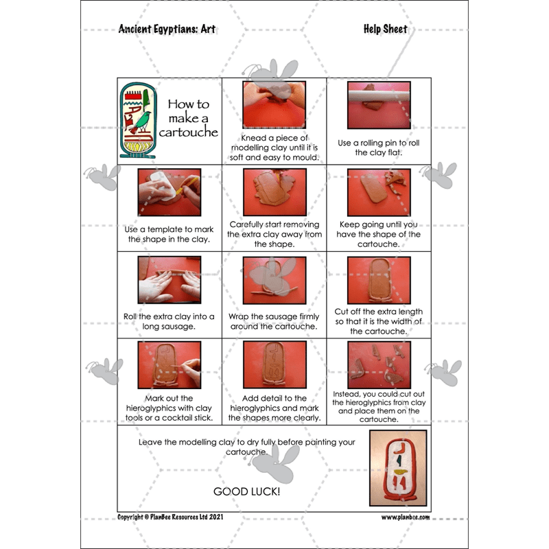 PlanBee Ancient Egyptians Topic KS2 Enrichment Lesson Pack