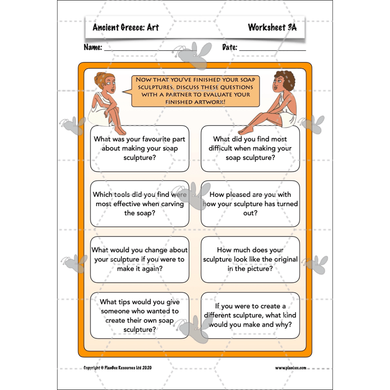 PlanBee Ancient Greece Topic KS2 Enrichment Lesson Pack