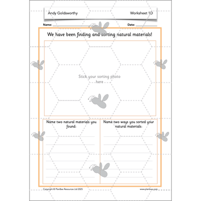 PlanBee Andy Goldsworthy KS1 Art Lesson Plans created by PlanBee