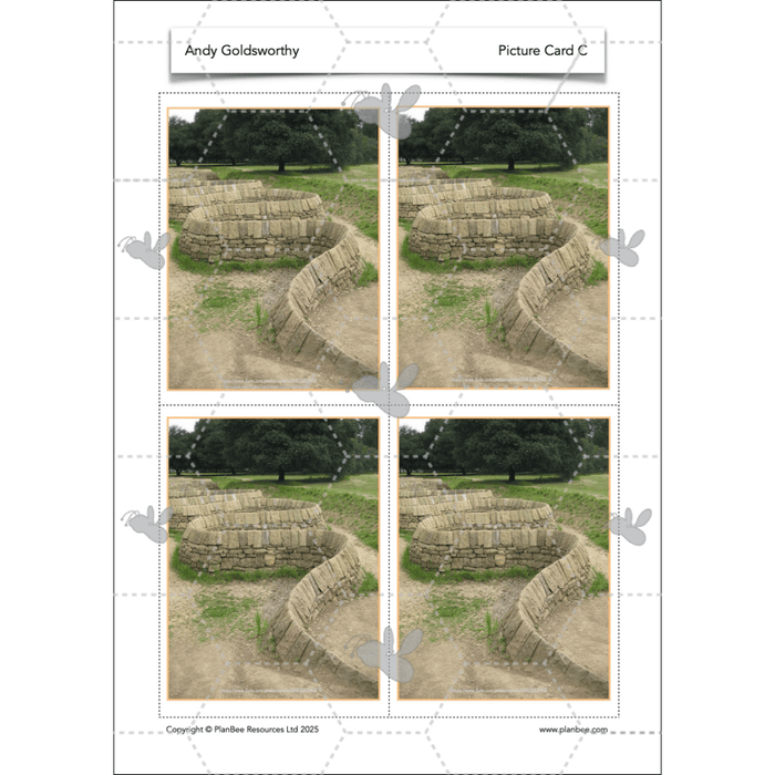 PlanBee Andy Goldsworthy KS1 Art Lesson Plans created by PlanBee
