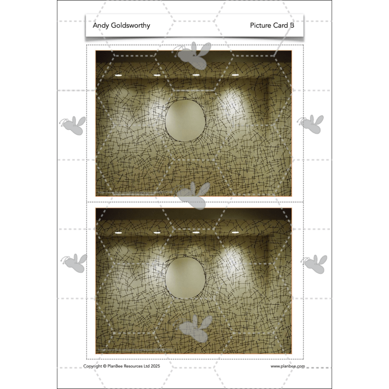PlanBee Andy Goldsworthy KS1 Art Lesson Plans created by PlanBee