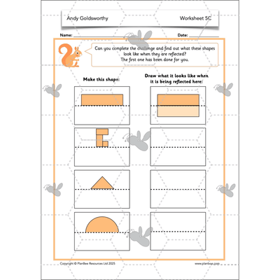 PlanBee Andy Goldsworthy KS1 Art Lesson Plans created by PlanBee