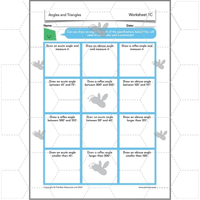 PlanBee Year 5 Angles and Triangles Maths Lessons by PlanBee