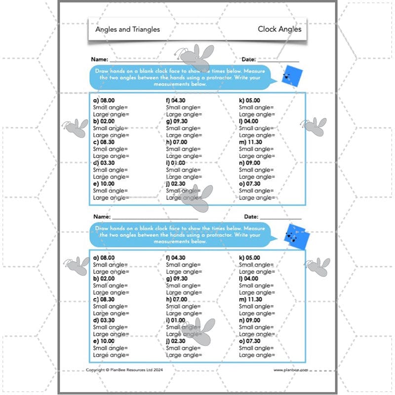 PlanBee Year 5 Angles and Triangles Maths Lessons by PlanBee
