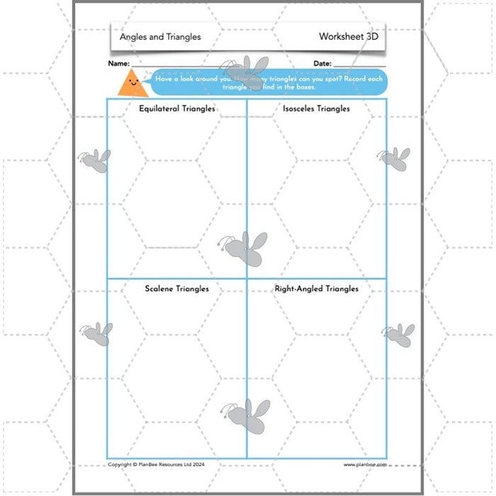 PlanBee Year 5 Angles and Triangles Maths Lessons by PlanBee