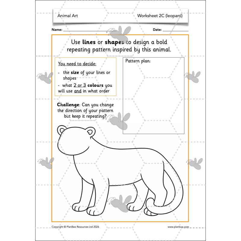 PlanBee Animal Art KS1 | Art Lesson Pack
