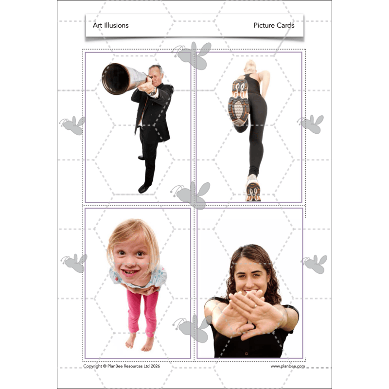 PlanBee Art Illusions | KS2 Art lessons