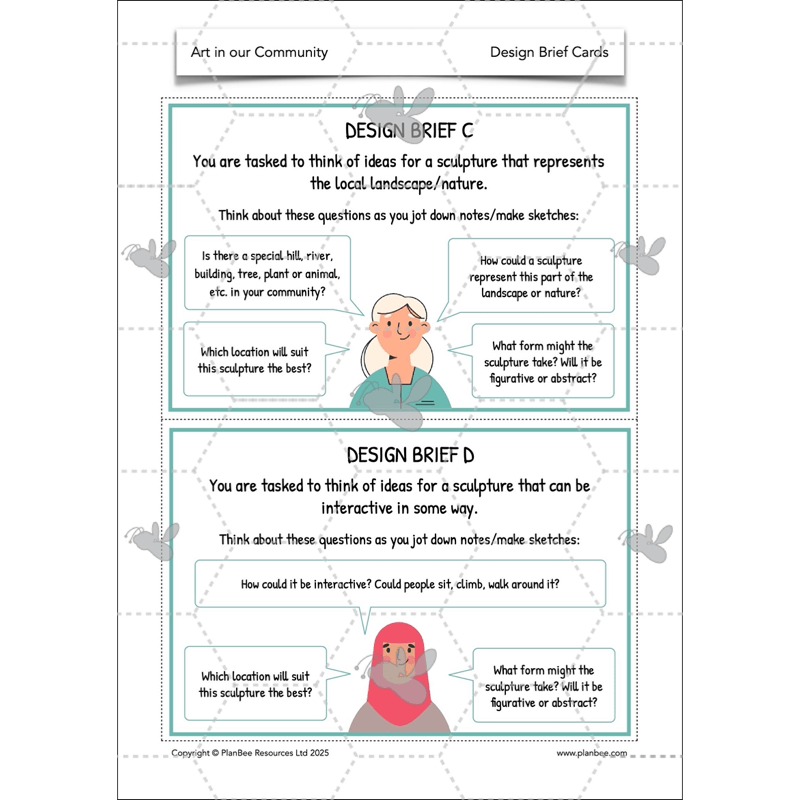 PlanBee Art in our Community | Sculpture KS2 | PlanBee