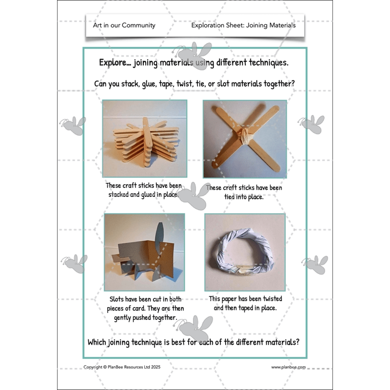 PlanBee Art in our Community | Sculpture KS2 | PlanBee