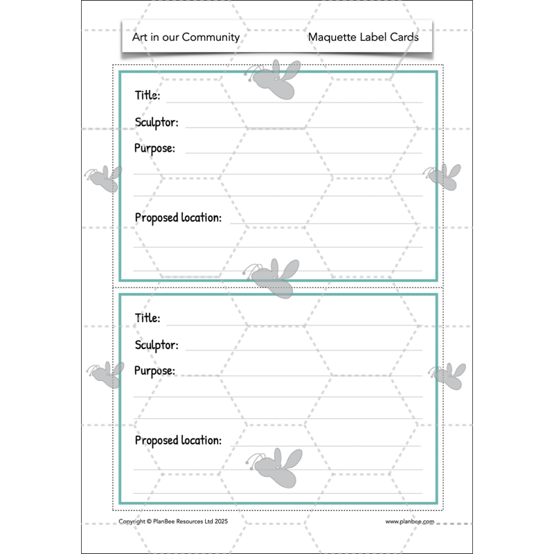 PlanBee Art in our Community | Sculpture KS2 | PlanBee