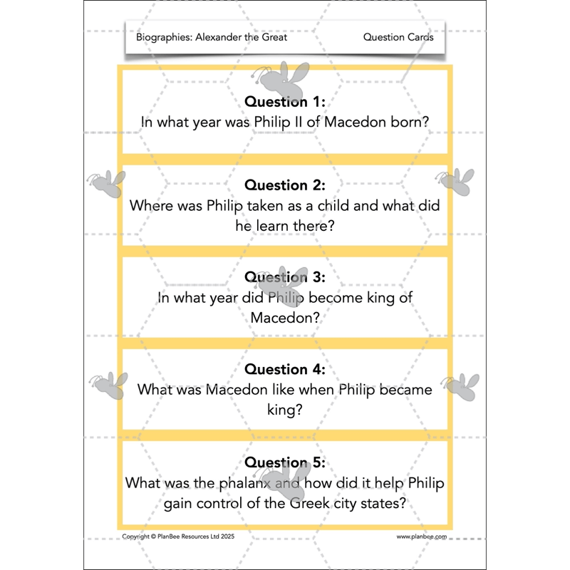 PlanBee Alexander the Great KS2 | English Lessons | Biographies