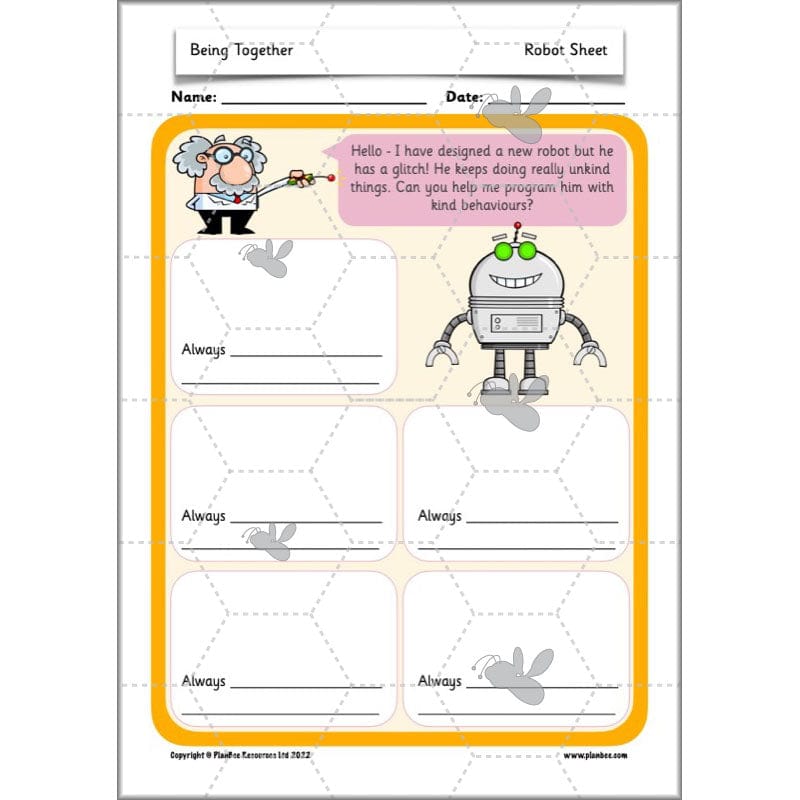 PlanBee Being Together PSHE KS1 lessons by Planbee