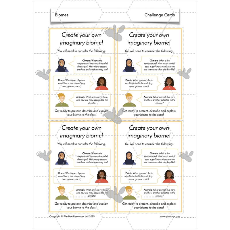 PlanBee Biomes KS2 Geography Lessons