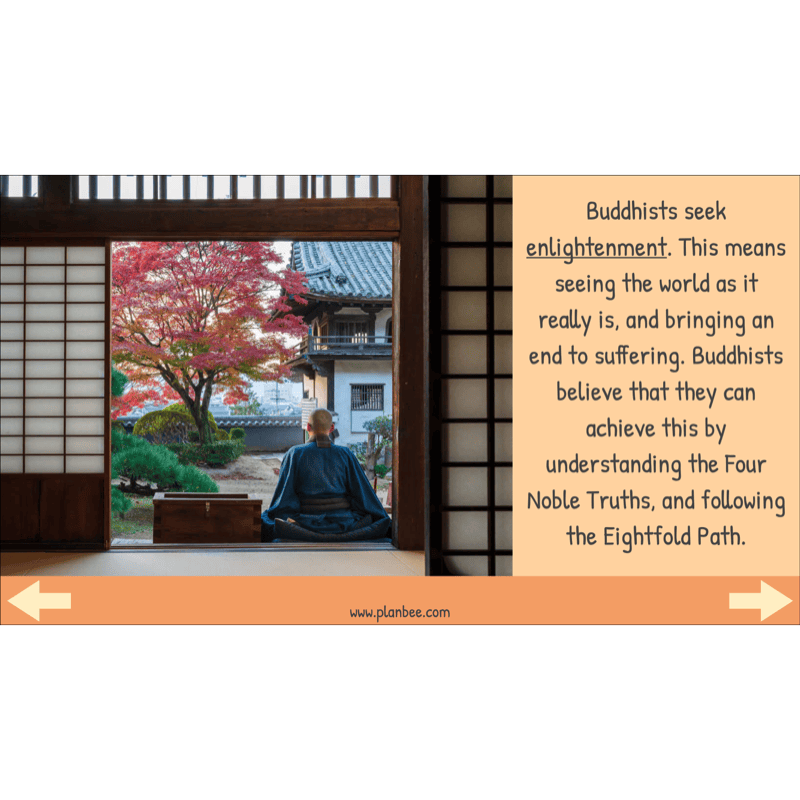PlanBee Buddhist Worship and Beliefs - Buddhism KS2 RE by PlanBee