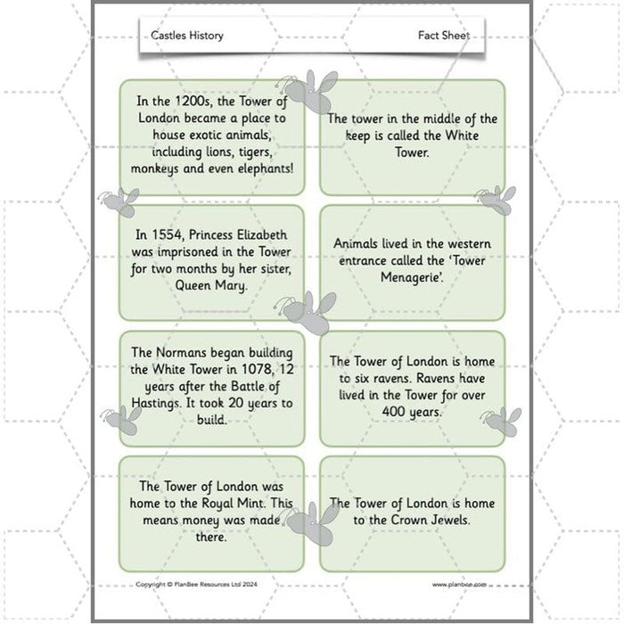 PlanBee Castles KS1 Topic Cross-curricular Planning Pack | PlanBee