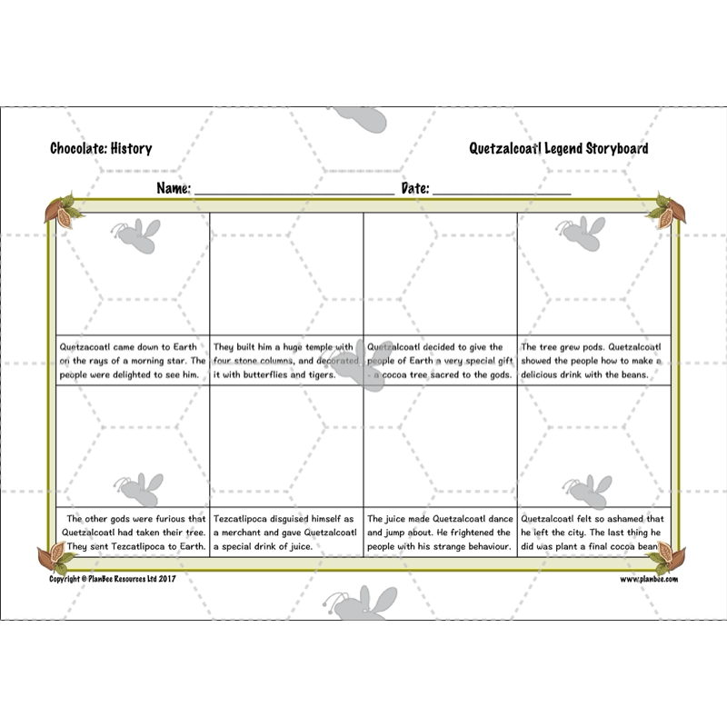 PlanBee Chocolate Topic KS2 Enrichment Lesson Pack