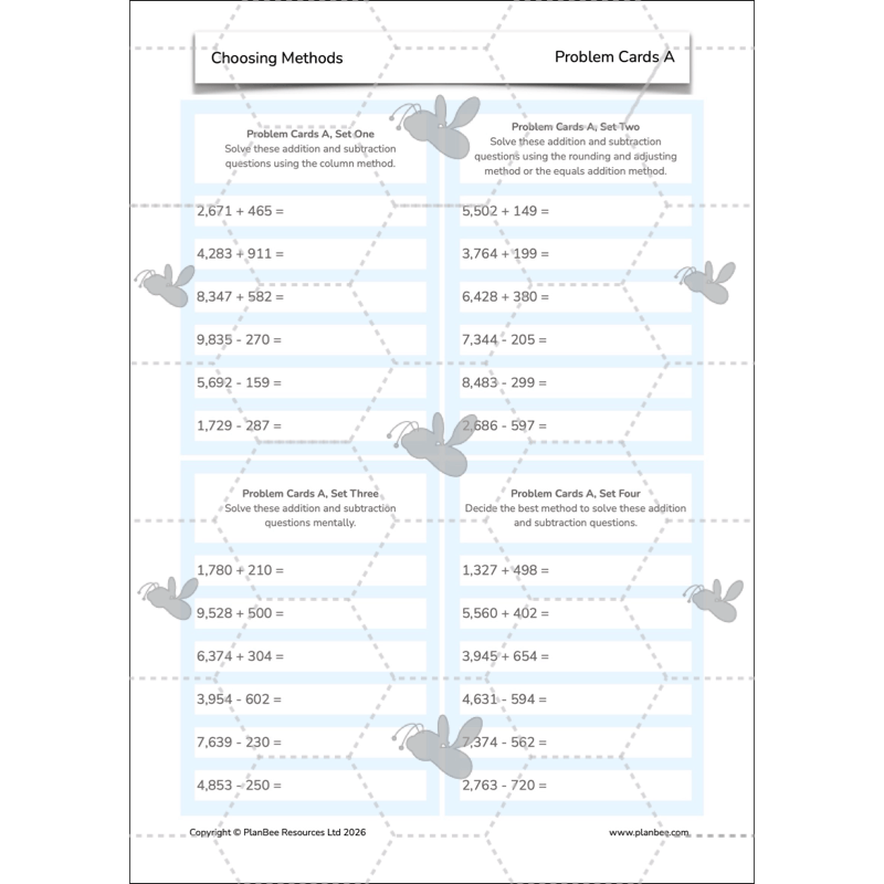 PlanBee Choosing Methods Year 6 Maths Planning by PlanBee