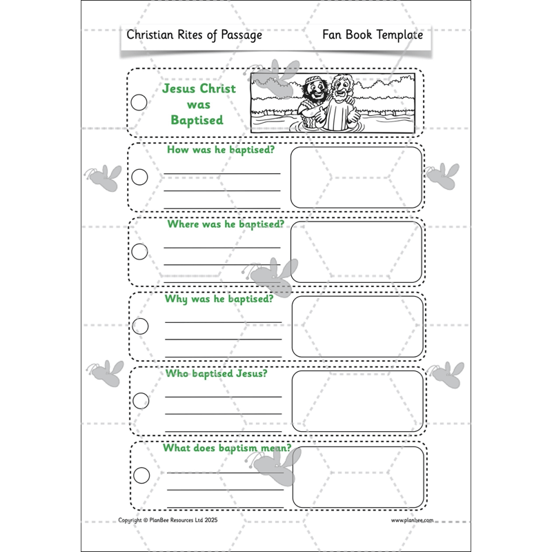PlanBee Christian Rites of Passage | Year 2 RE lessons