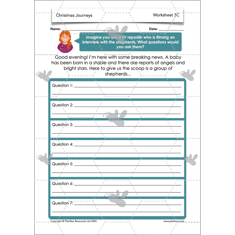 PlanBee Christmas Story KS2 RE Lessons for Year 4 by PlanBee