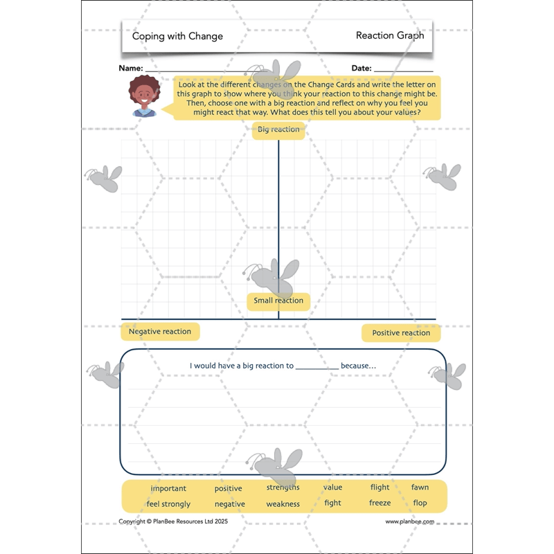 PlanBee Coping with Change - Year 6 Transition PSHE Activities