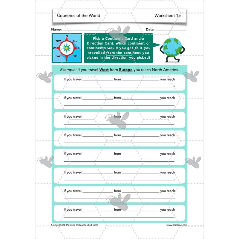PlanBee Countries of the World | KS2 Geography Lessons PlanBee 