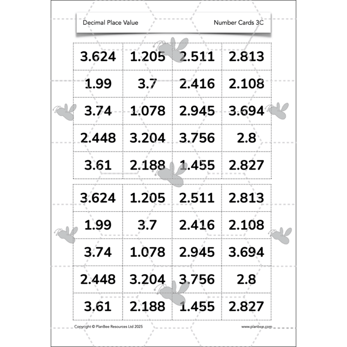 PlanBee Year 6 Decimal Place Value Maths Lessons by PlanBee