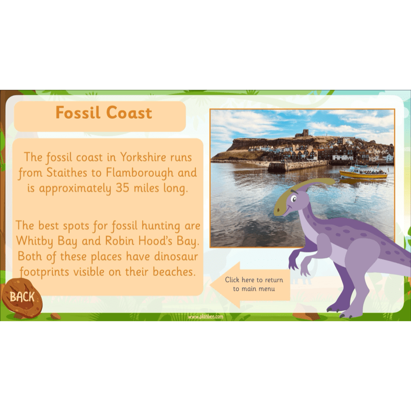 PlanBee Dinosaurs KS1 Topic Enrichment Lesson Pack