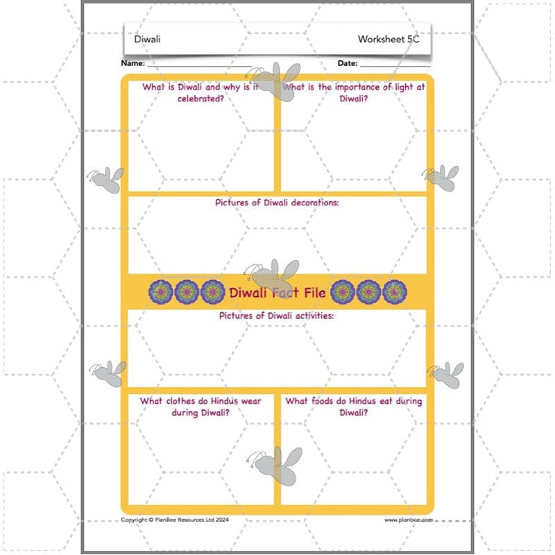 PlanBee Diwali KS2 lessons, activities and resources by PlanBee