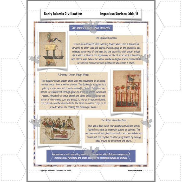 PlanBee Early Islamic Civilisation KS2 History | PlanBee