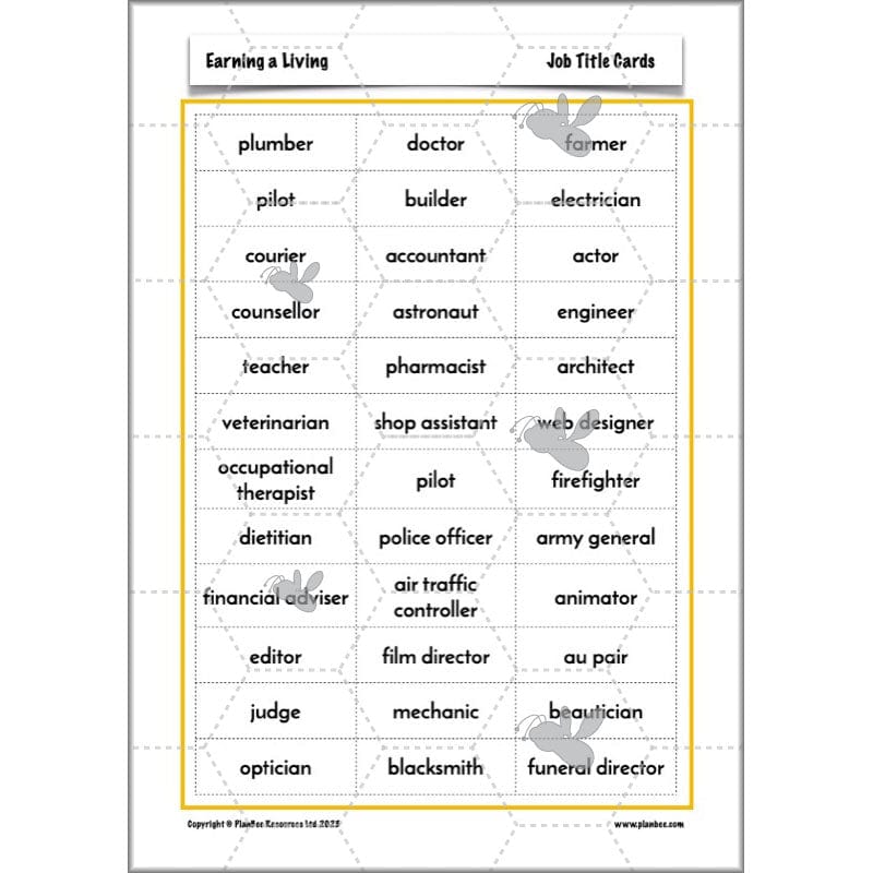 PlanBee Earning a Living: LKS2 Geography planning Year 3 & Year 4